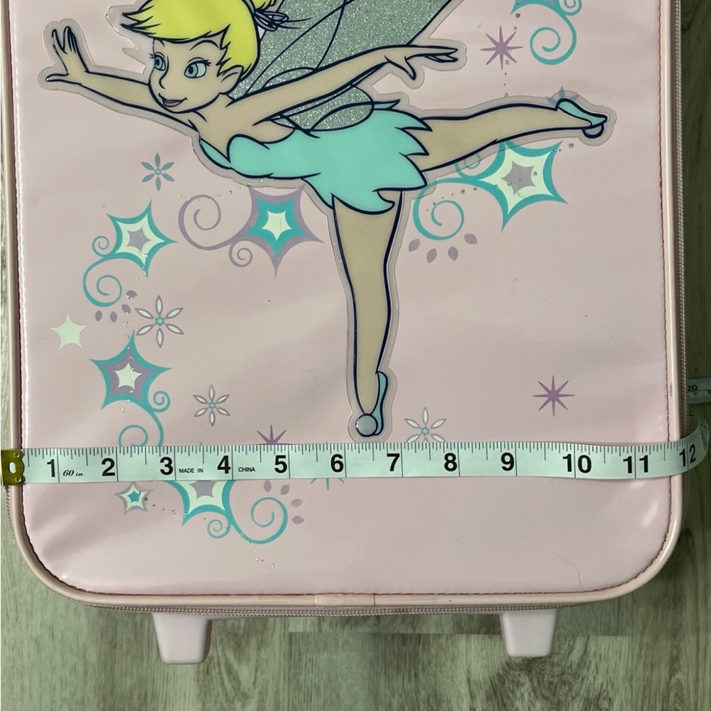 Vintage Y2K Disney Store Tinkerbell Child Size Rolling Suitcase - Picture 11 of 15
